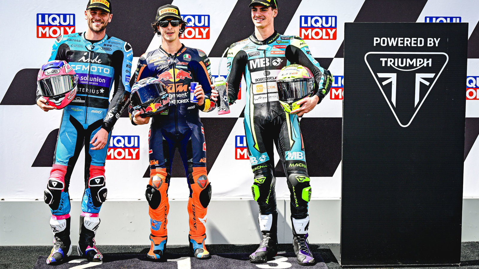 Celestino Vietti, Jake Dixon and Fermin Aldeguer, Moto2, Qualifying, Germany, 6 July 2024